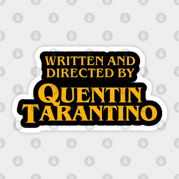 quentin tarantino Sticker by HellraiserDesigns